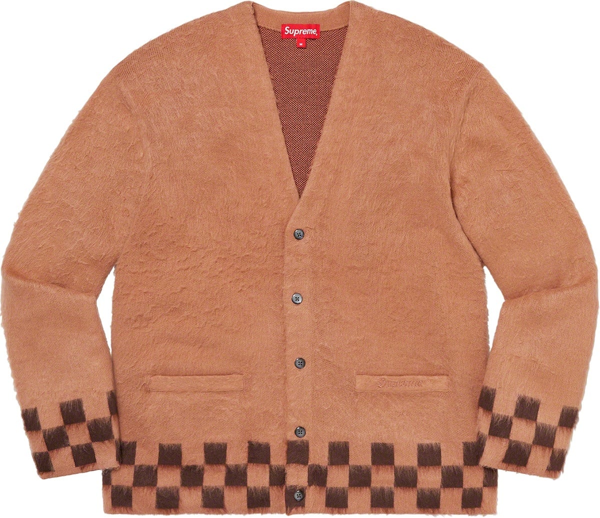 Brushed Checkerboard Cardigan view 8